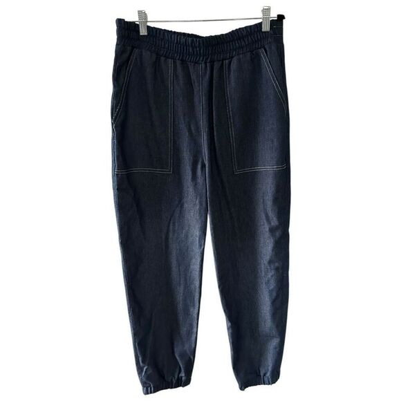 Adriano Goldschmied AG Dark Wash Jeans Elastic Waist Size S Classic Elevated - Picture 1 of 10